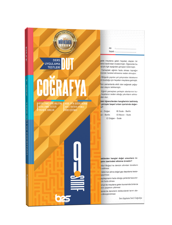 BES DUT 09.SINIF UYGULAMA TESTİ COĞRAFYA - 2026-27